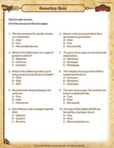 10 Genetics 7th Grade Science Worksheets Edea smith