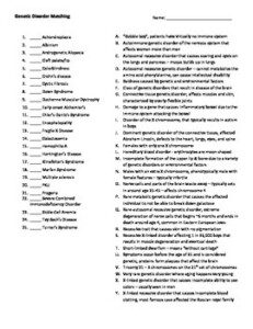 32 Human Genetic Disorders Worksheet Answers Support Worksheet