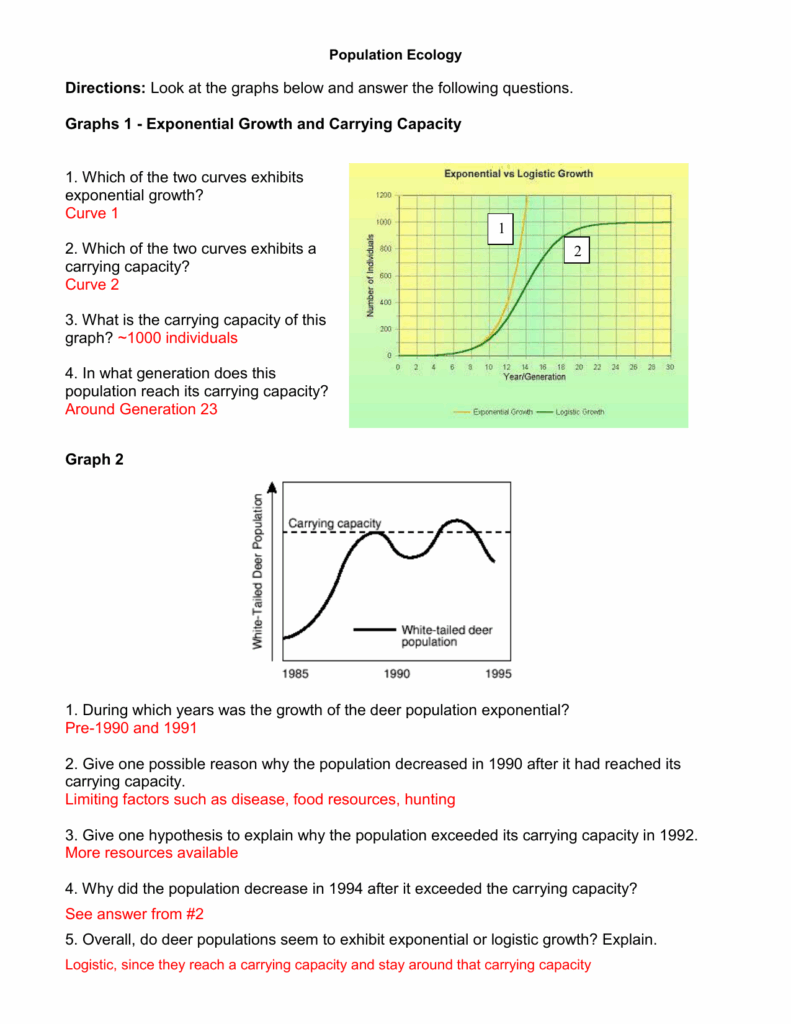 40 Ecology Practice Worksheet Answers Worksheet Was Here