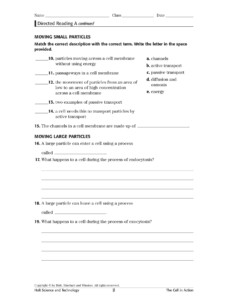 40 Skills Worksheet Directed Reading A Answers Worksheet Resource