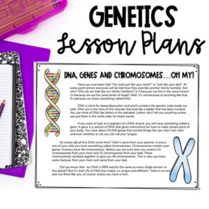 5th Grade Genetic Unit Lesson Plans NC Essential Science Standards 5 L 3