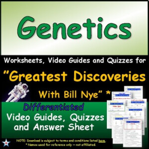 A Greatest Discoveries Bill Nye quot Genetics quot Worksheet Ans Two Quiz