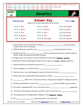 A Greatest Discoveries Bill Nye quot Genetics quot Worksheet Ans Two Quiz 