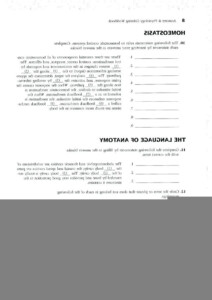 Anatomy Chapter 3 Cells And Tissues Worksheet Answer Key Anatomy