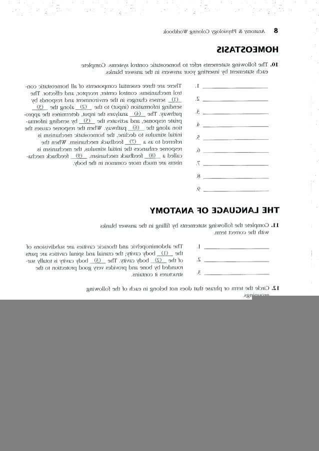 Anatomy Chapter 3 Cells And Tissues Worksheet Answer Key Anatomy 