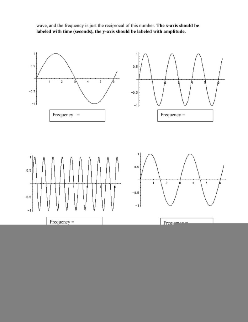 Anatomy Of A Wave Worksheet Answers Graph Anatomy Worksheets