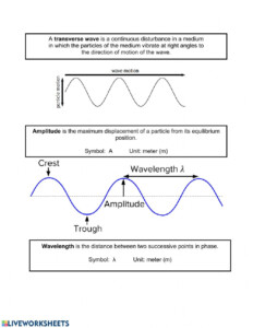 Anatomy Of A Wave Worksheet Answers Part 2 Anatomy Worksheets