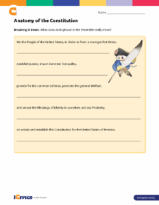 Anatomy Of The Constitution Student Docs 2023 ICivics Inc