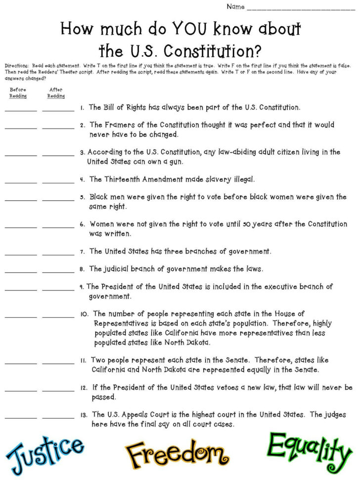 Anatomy Of The Constitution Worksheet P 1 Answers Anatomy Worksheets