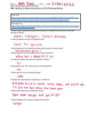 Anh Dao A Blooming History Worksheet pdf Name Hour Date BBC