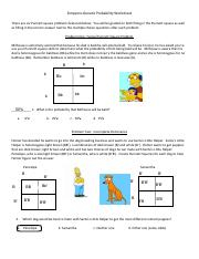Bio Genetics Problems Misc pdf Simpsons Genetic Probability 
