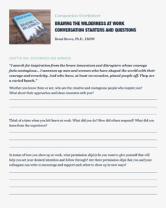 Bren Brown Anatomy Of Trust Worksheet Anatomy Worksheets