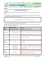 Central Dogma And Genetic Medicine pdf OVERVIEW This Worksheet 