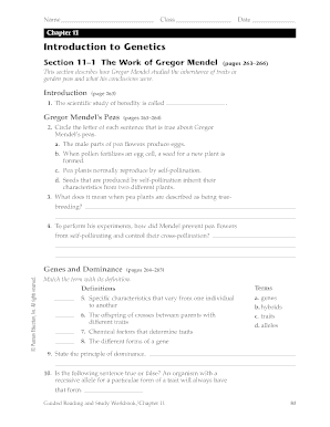 Chapter 11 Introduction To Genetics Answer Key AirSlate SignNow 