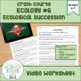 Crash Course Ecology 6 Ecological Succession Video Worksheet TPT