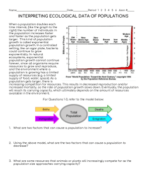 Fillable Online INTERPRETING ECOLOGICAL DATA OF POPULATIONS Fax Email 
