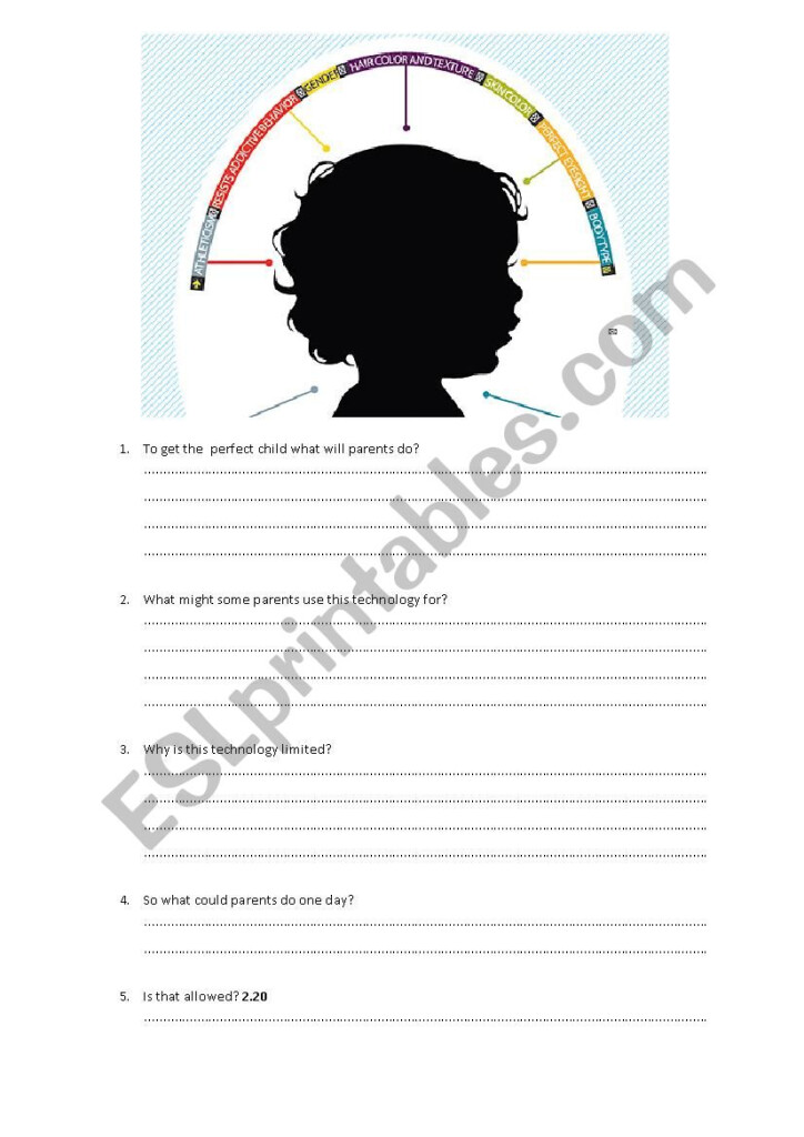 Genetic Engineering Designer Babies Video ESL Worksheet By 