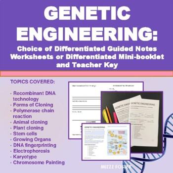 Genetic Engineering Worksheet With Answers Interactive Notebook