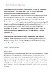 Genetic Engineering Worksheets