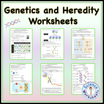 Genetics And Heredity Unit Worksheets Printable Distance Learning 