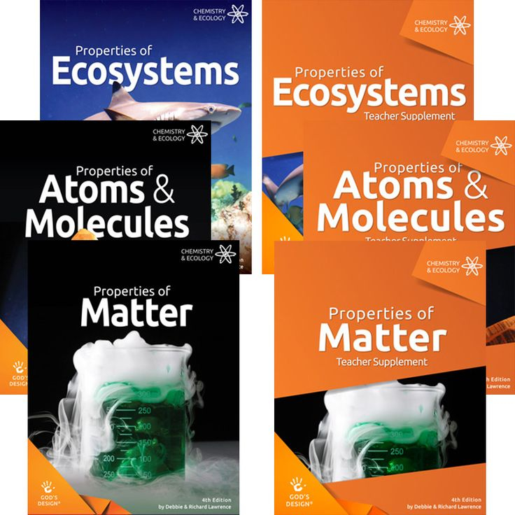 God s Design For Chemistry And Ecology Complete Set Chemistry 