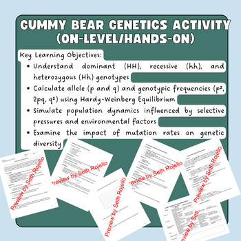 Gummy Bear Genetics Activity On Level Hands On By Seth Rojello