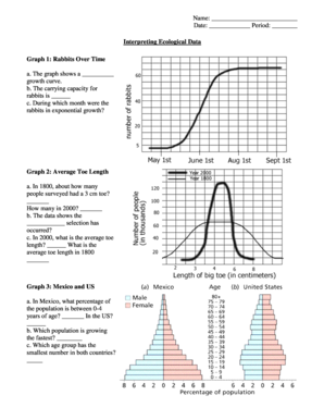 Interpreting Ecological Data Of Populations Answer Key Fill Online