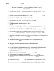 Jeffries Harrison K Student NatGeoGenMutations Worksheet pdf Name 