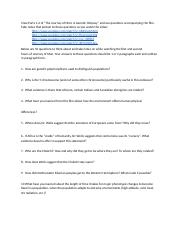 Journey Of Man Video And Questions docx View Parts 1 4 Of quot The 