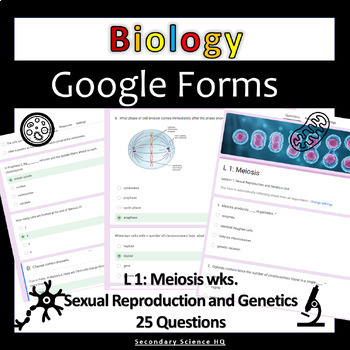 L 1 Meiosis Sexual Reproduction And Genetics Biology By Secondary 