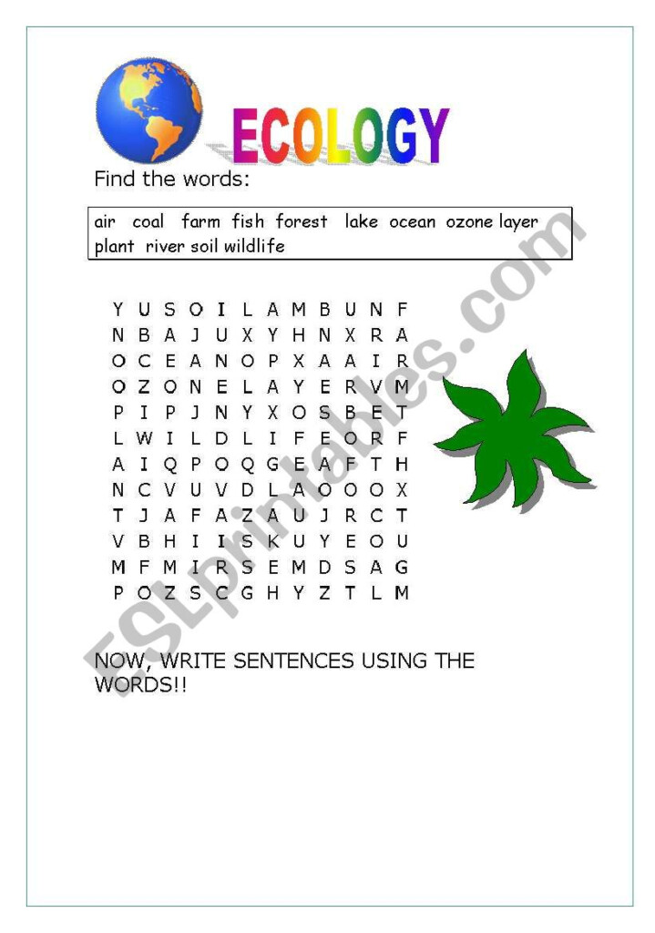 Living Environment Ecology Worksheets