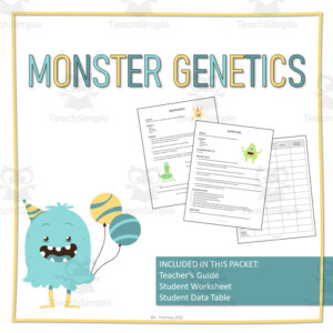 Monster Genetics Activity Worksheets Library