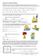 Noah Bragg Grade 07 Noah Bragg Grade 08 Simpsons Genetics pdf 