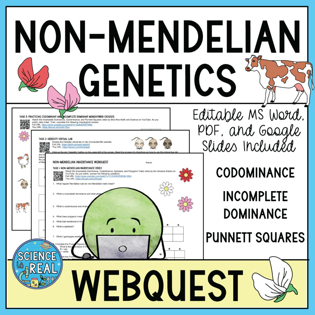 Non Mendelian Genetics With Codominance And Incomplete Dominance 