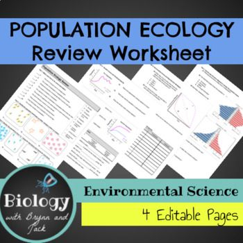 Population Ecology And Demographic Transition Review Worksheet 