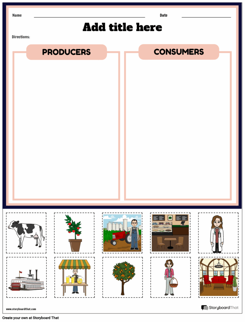 Producers And Consumers Worksheets Ecology Activities
