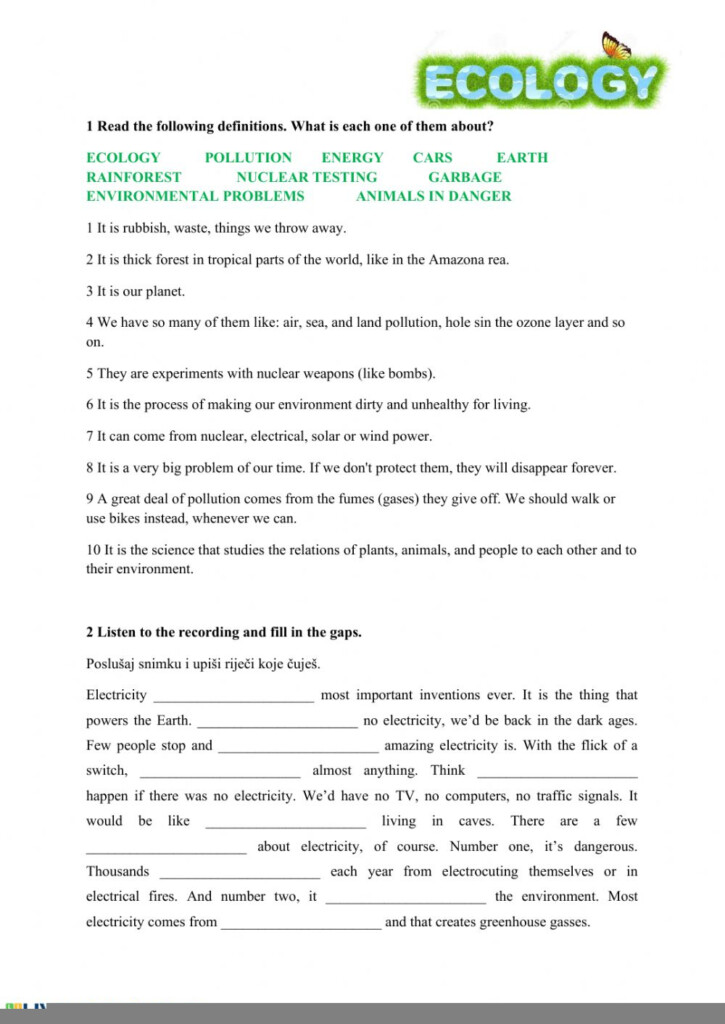 Skills Worksheet Community Ecology Answer Key SkillsWorksheets