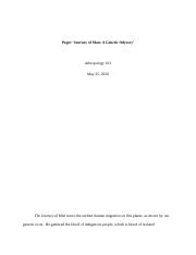 The Journey Of Man docx Paper 39 Journey Of Man A Genetic Odyssey 