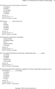Unit 1 Introduction To Anatomy And Physiology Student Worksheet Answers