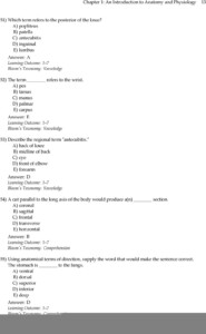 Unit 1 Introduction To Anatomy And Physiology Student Worksheet Answers