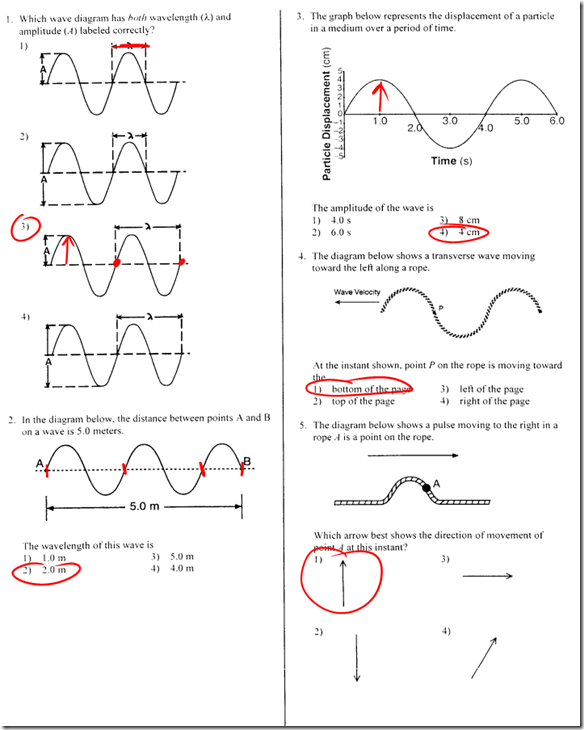 Wave Velocity Worksheet
