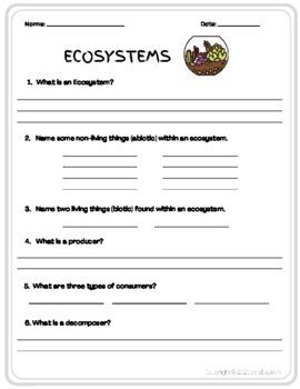 Worksheet On Biodiversity