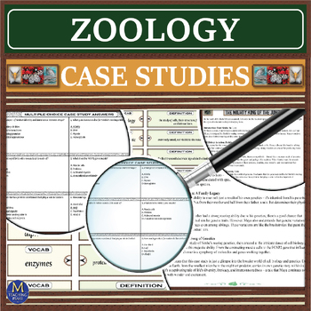 Zoology Case Studies Reading Comprehension Definition Sort 